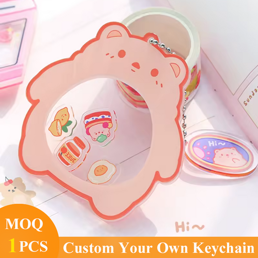 custom shaker keychains